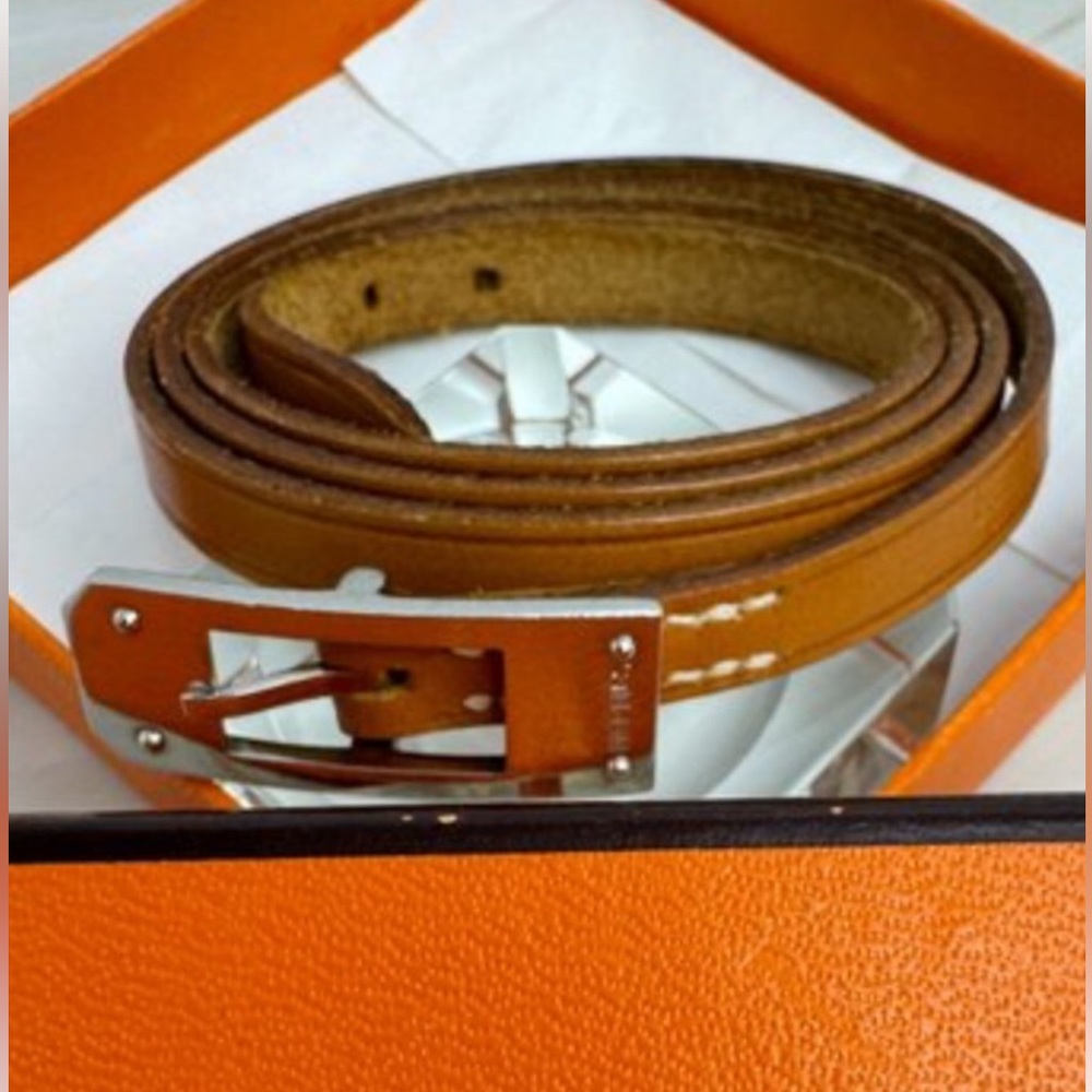 NWOT Hermes 3 Row leather Bracelet Comes in Hermes Box